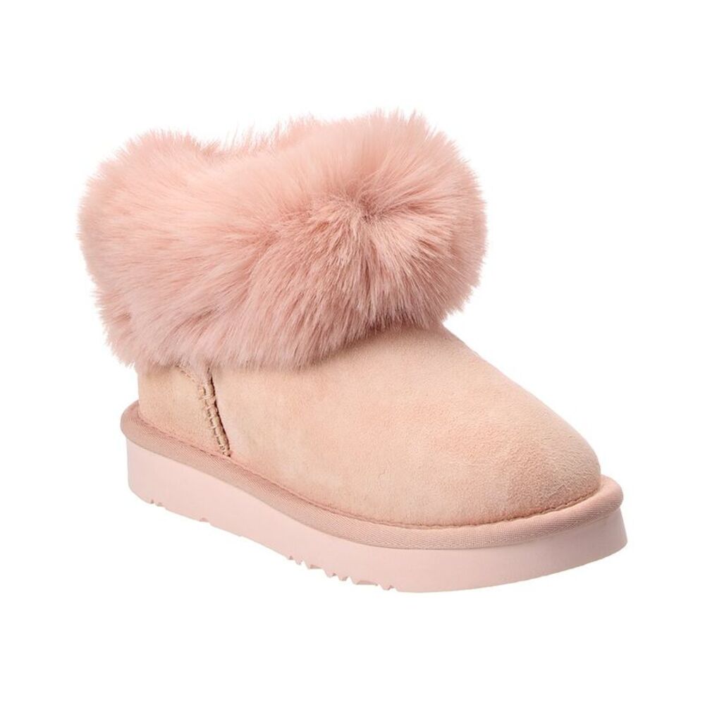 Australia Luxe Collective Kids Foxy Ultra Short Sheepskin Boot, Pink